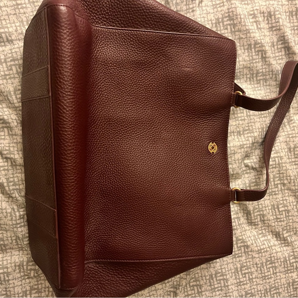 Dagne Dover Medium Allyn Tote Burgundy